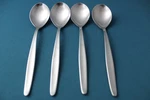 Wmf Cromargan Laurel Place Oval Soup Spoons (set Of 4) Triangle Germany 7 1/4". Fixed Price $33.14.