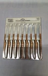 Chicago Cutlery Insignia Steak Stainless Steel Fixed Blade 8PC Knife Set 25C19AH. Fixed Price $39.99.