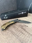 Browning Black Label Folding Knife, Tagged Out 322207, Tacky Grip W/box. Fixed Price $40.00.
