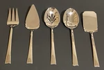 Lenox Largo 18/10 Stainless Steel 5 Piece Oversized Hostess Serve Set (no Box). Fixed Price $24.95.