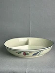 Lenox Poppies On Blue 3-PART Divided Server Round 10 3/8" Perfect. Fixed Price $46.00.