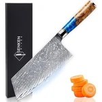 Senken Damascus Steel Cleaver Knife Tsunami Collection 67-LAYER Japanese .... Fixed Price $163.36.