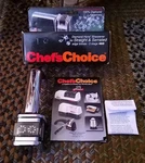 Chefs Choice Model 460 Diamond Hone 2 Stage Straight & Serrated Knife Sharpener. Fixed Price $19.99.