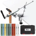 Ruixin Rx 009 Professional Knife Sharpener With 10 Whetstones 360 Rotation. Fixed Price $71.52.