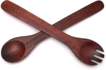 Lipper International 286 Cherry Finished Salad Servers, 12" Long, One Pair. Fixed Price $18.99.