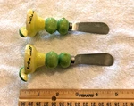 Set Of 2 Mud Pie "margarita" Stainless Steel Cheese / Butter Spreaders,. Fixed Price $22.99.