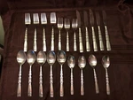 Pieces Vintage United Silver USI21 Stainless Glossy Flatware Mcm Korea. Fixed Price $38.00.