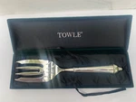 Vintage Towle Silversmiths 1999 Silverplated Copenhagen Serving Fork 10.25. Fixed Price $13.77.