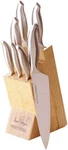 Jean-patrique Chopaholic Kitchen Knife Set With Block All Purpose Collection &. Fixed Price $54.99.