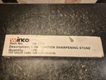 Winco 12-INCH Fine/medium Grain Combination Sharpening Stone New Box SS-1211. Fixed Price $13.00.