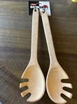 Oxo Good Grips 2 Pc Wood Salad Server Set. Fixed Price $7.50.
