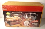 Vintage Anchor Hocking Basics Ovenware Glass Bakeware Set Of 5 Nos. Fixed Price $35.19.
