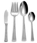 Monique Lhuillier Royal Doulton Dentelle 4 Pc. Hostess Set 18/10 Stainless New. Fixed Price $19.60.
