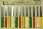 12PC Fixwell Knives Set Multicolor Stainless Steel Free Shipping. Fixed Price $24.95.