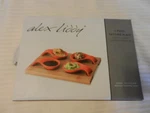 Alex Liddy 5 Piece Tasting Plate Set, Mini Red Spoons & Bamboo Board. Fixed Price $32.00.