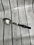 Cutco No 17 Kj Serving Basting Spoon - Dark Brown Handle, Stainless Steel Usa.. Fixed Price $12.29.