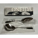 Oneida Sandhurst Heirloom Stainless Casserole Spoon Servall 2-PIECE Set Nob. Fixed Price $39.99.