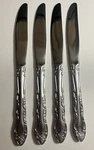 4 Oxford Hall Tally Ho Stainless Steel Table Knives Flatware, Silverware. Fixed Price $9.95.