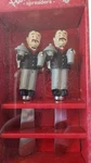Cheese Knife Set Of 2 Holiday Bistro Silver Tray Wine Waiters 5" Tall Pack. Fixed Price $9.10.