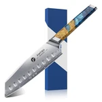 Santoku Knife 7 Inch Kitchen S35VN Powder Steel Core For Meats Vegetabl.... Fixed Price $66.27.