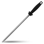Knife Sharpener Sharpening Rod Honing Steel With 15 -18 -20 Angle Guide.... Fixed Price $30.12.