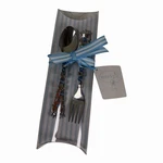Mud Pie Prince Beaded Spoon & Fork Set Item #: 17259 Original Packaging. Fixed Price $24.99.