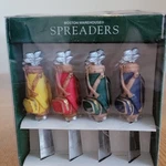 Boston Warehouse Golf Bag Cheese Spreaders Set Of 4 Stainless Steel 12-129. Fixed Price $15.00.