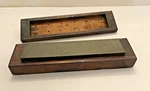 Vintage Natural Sharpening Stone Oil Razor Chisel Etc. Fixed Price $53.73.