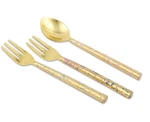 Thirstystone 3-PC. Pastel Confetti Gold-tone Cocktail Spoon & Fork Set. Fixed Price $10.10.