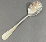 Wallace Stainless 18/10 Flatware Hartford Sugar Shell Spoon 6 1/8". Fixed Price $11.66.