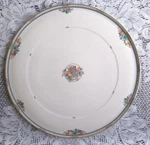 Christopher Stuart Y1008 'fruit Basket' Bone China Thailand Round Cake Platter. Fixed Price $18.50.