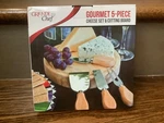 Grande Chef Gourmet 5-PIECE Cheese Set & Cutting Board (tools Stored Inside) New. Fixed Price $18.99.