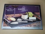 Hampton Signature 3 Piece Granite Cheese Set With Server. Fixed Price $33.70.