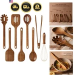 Wooden Kitchen Set, Acacia 8PCS Cooking For Nonstic.... Fixed Price $106.25.