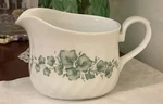 Callaway Ivy Swirl Corelle By Corning Ny Gravy Boat/small Syrup Pitcher 81-TY C5. Fixed Price $5.95.