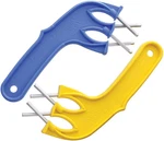 Edgemaker All 2 Knife EM350 Four Step Sharpening System. Blue Handle. Fixed Price $42.62.