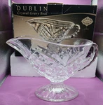 Crystal Gravy Boat By Godinger Designs Shannon Ireland. Fixed Price $21.99.