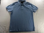 Nickel & Iron Men's Casual Short Sleeve Polo Shirt - Blue White Tipped Size Xl. Fixed Price $13.00.