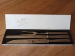 Chef Pierre Hot Forged Stainless Steel 3 Piece Carving Set Knives 1960S Austria. Fixed Price $22.99.