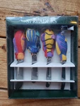 Boston Warehouse Vintage Tropical Fish Spreaders. New, Open Box, Cute. Fixed Price $11.00.
