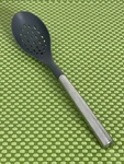Sabatier Gray Nylon Slotted Serving Spoon Utensil Stainless Handle Flatware. Fixed Price $19.89.