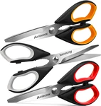 Astercook Heavy Duty Kitchen Shears With Serrated Blade, Ergonomic Handle - For. Fixed Price $22.85.