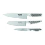 Global Cook 3PC Knife Set 9CM Paring & 14CM Vegetable 20CM Made Japa. Fixed Price $152.87.