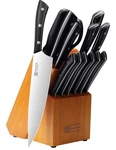Paudin Knife Set, 15-PIECE With Block, High Carbon German Steel. Fixed Price $50.00.