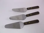 Dexter Basics Set Of (3) 4IN Pie Servers #7380868 Stiff Blades Pro Duty Walnut. Fixed Price $21.99.