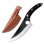 Huusk Viking Knives, Butcher Knife Black Forged Boning With Sheath Jap.... Fixed Price $17.26.