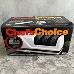 Chef's Choice Edgeselect 120 Plus Knife Sharpener Diamond Hone Electric White. Fixed Price $55.00.