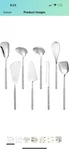 304 Stainless Steel Cooking Utensils Set, Hifind 8PCS Kitchen. Fixed Price $49.75.