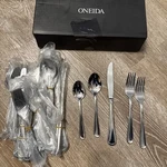 Oneida Flight - Stainless Steel 45 Pcs. Flatware Set. Fixed Price $39.95.