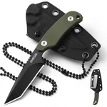 Omesio Tanto Neck Knife, Small Fixed Blade With Kydex Sheath And Clip, Full T.... Fixed Price $42.86.
